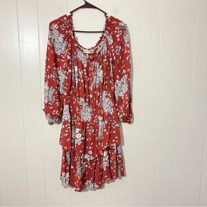 Urban Outfitters Saffron Skies l Off the Shoulder Mini Dress size L